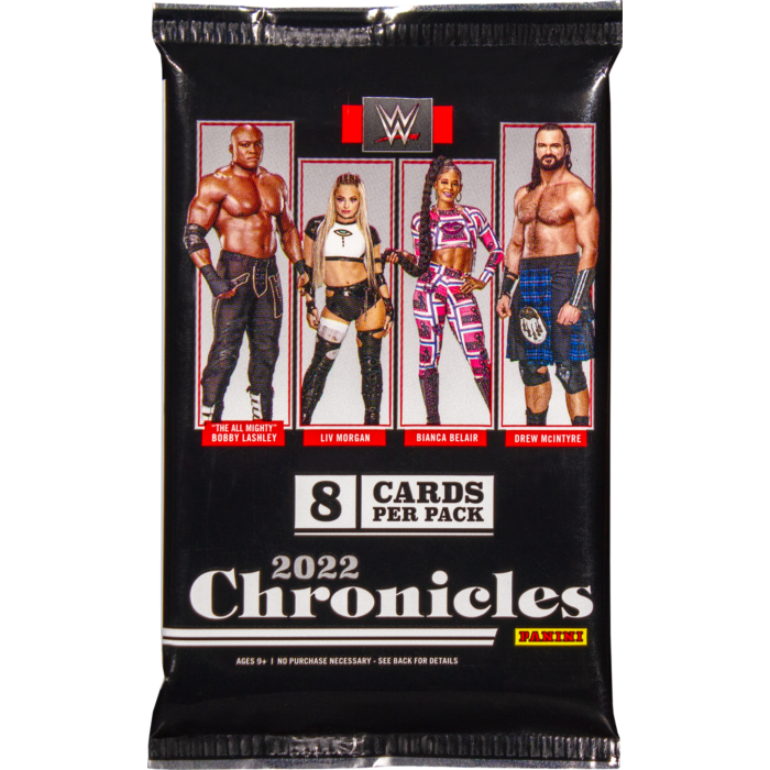 WWE Wrestling - 2022 Panini Chronicles Trading Cards Hobby Pack (8 ...