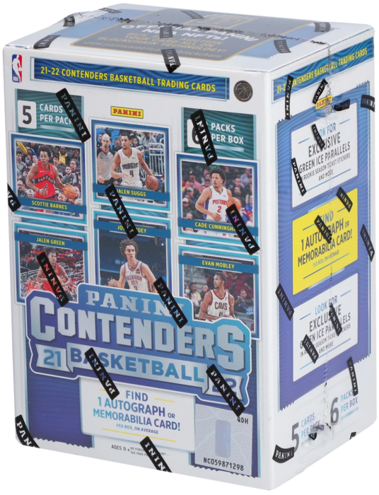 NBA Basketball | 2021/22 Panini Contenders Trading Cards Blaster Box (5 ...