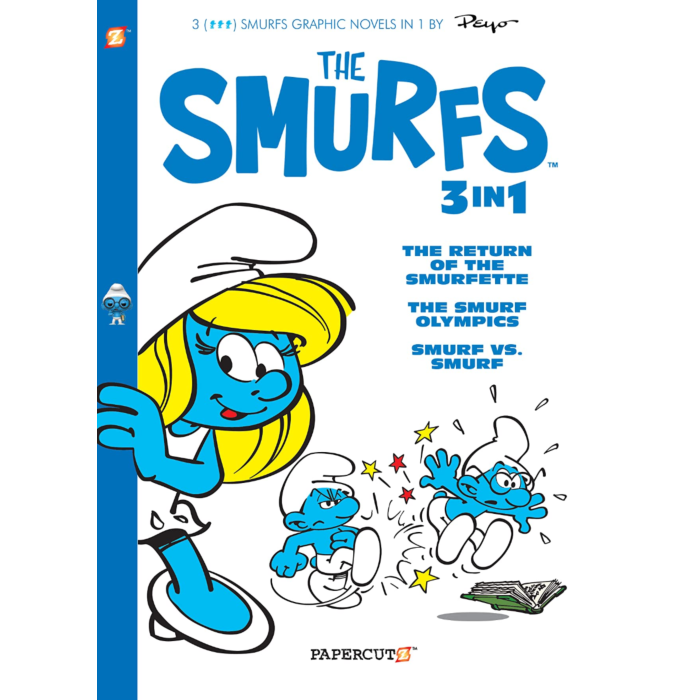 04　Popcultcha　The　by　Volume　Papercutz　Smurfs　Book　3‑in‑1　Paperback