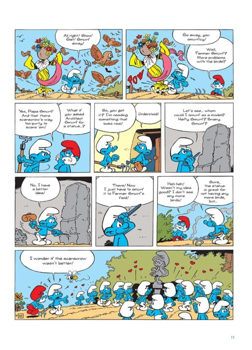 The Smurfs 3-in-1 #4 - Paperback - Papercutz