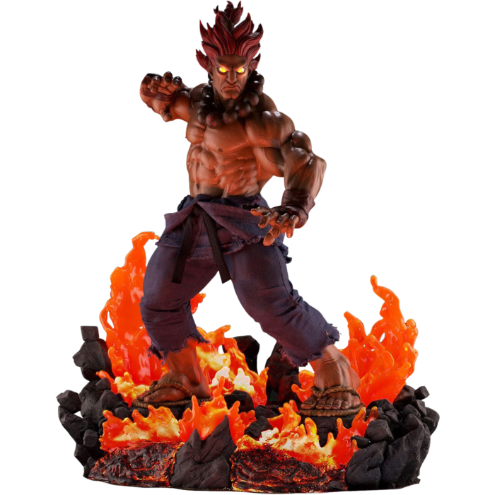 Street Fighter Mixed Media Statue 1/4 Akuma Ultimate Exclusive 58 cm  Cartoon Doll Toys