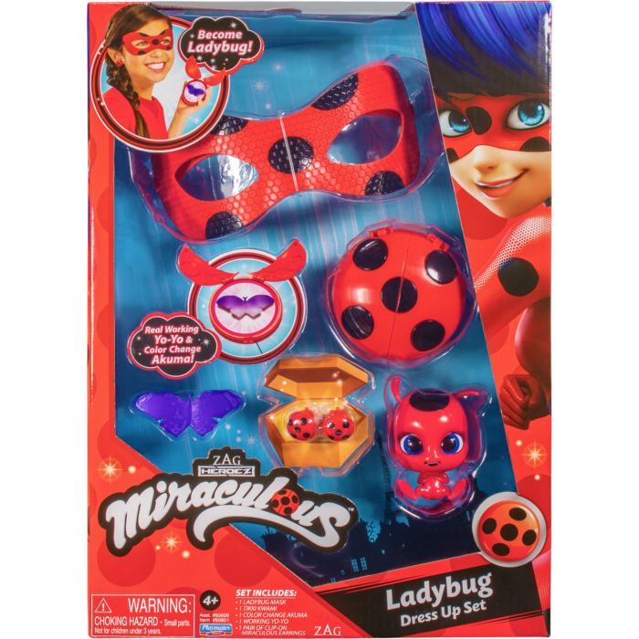 Miraculous Cat Noir Dress Up Role Play Set Playmates Ladybug