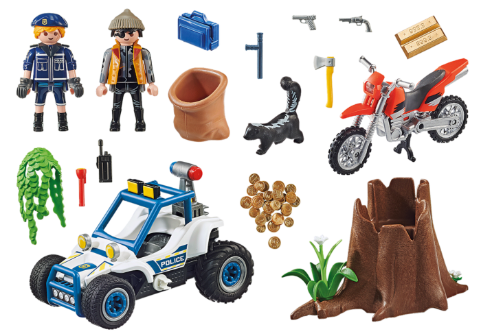 Police-Quad With Policeman And Accessoires - PlayMatters Toys