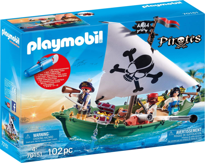 Playmobil® – XXL – Bateau – Bateau Pirate – proie Bateau – Pirates