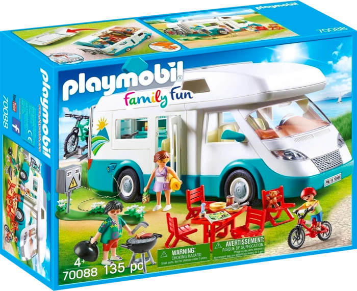 Playmobil: Family Fun - Family Camper Van Playset (70088) by