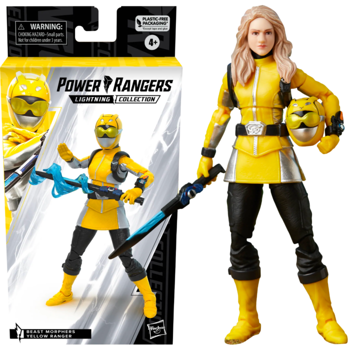 Power Rangers Beast Morphers Yellow Ranger Lightning Collection