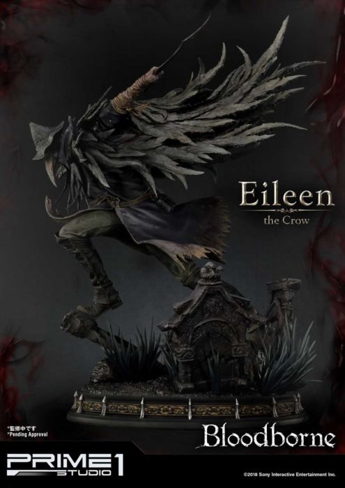 Bloodborne The Old Hunters Eileen The Crow 1 4 Scale Statue By Prime 1 Studio Popcultcha