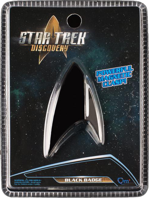 Star Trek: Discovery Black Insignia Magnetic Badge Replica by Quantum  Mechanix Popcultcha