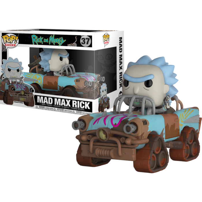 RICK /& MORTY #NEW Funko Mad Max Rick POP Ride Vinyl Figure
