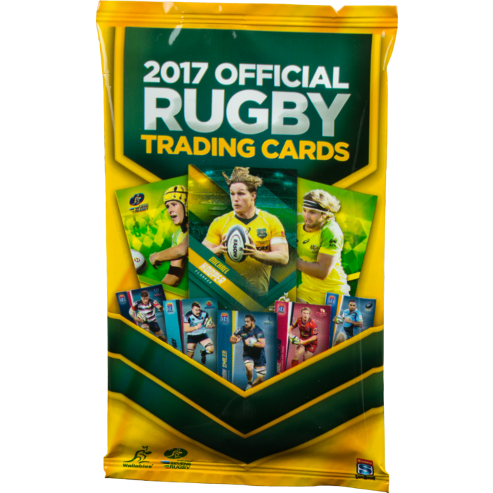 #NEW 36ct 2017 Official Tap 'N' Play Trading Cards Sealed Box RUGBY UNION