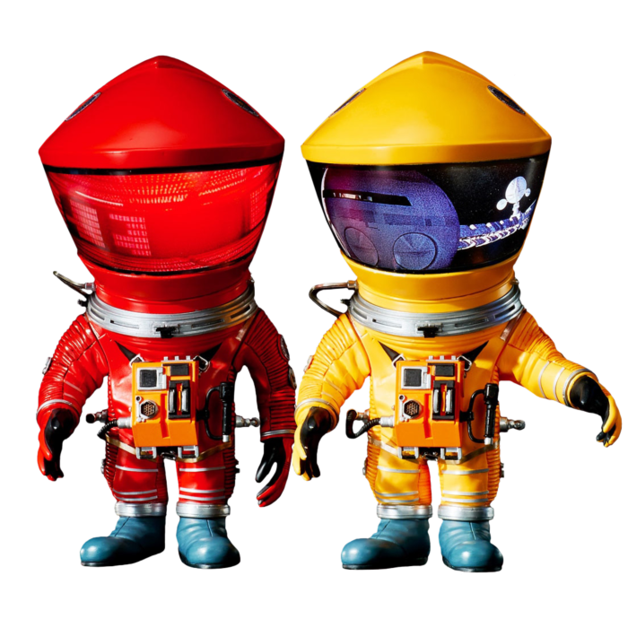 2001: A Space Odyssey | Astronaut & Yellow 6” Vinyl Figure 2-Pack by Ace | Popcultcha