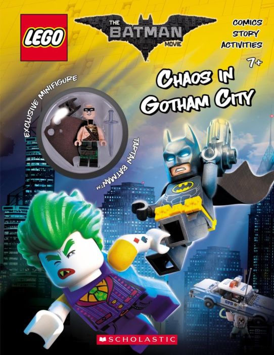 The LEGO Batman Movie - Chaos in Gotham City Activity Book with Minifigure  Paperback by Scholastic | Popcultcha