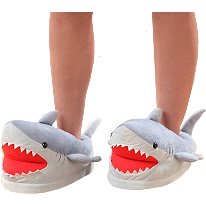 great white shark slippers