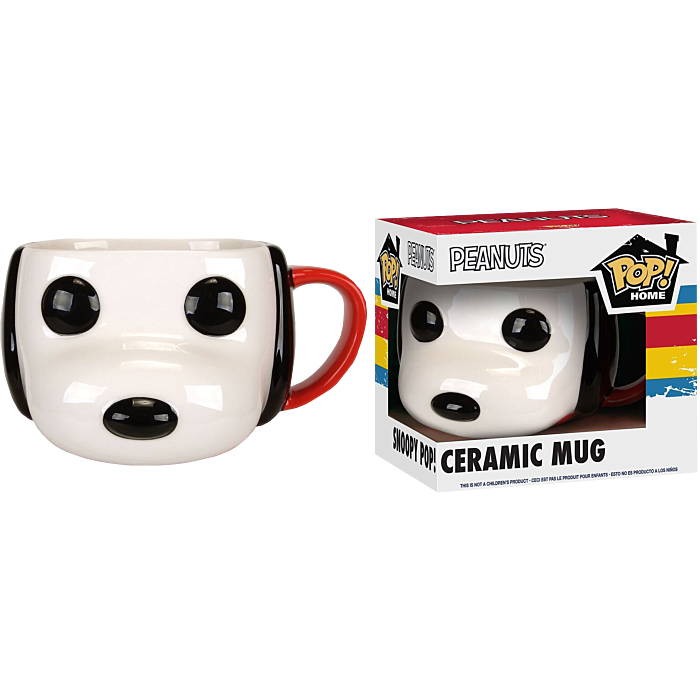 Snoopy Pop Home Ceramic Mug Peanuts Funko Popcultcha