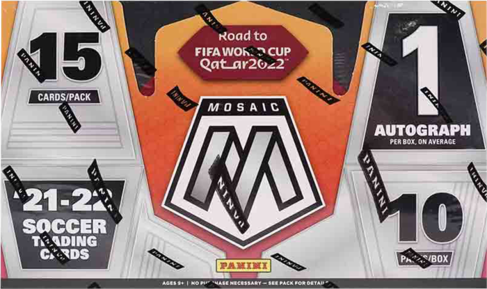 Soccer - 2021/22 Mosaic Soccer World Cup Fifa Trading Cards Hobby Box ...