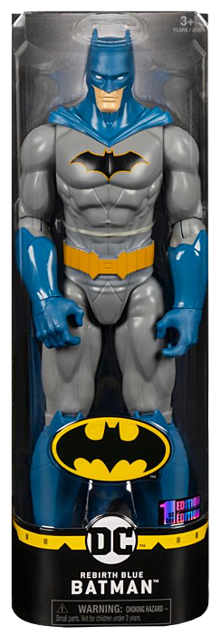 Batman - Batman Rebirth Blue Suit 12” Action Figure by Spin Master |  Popcultcha