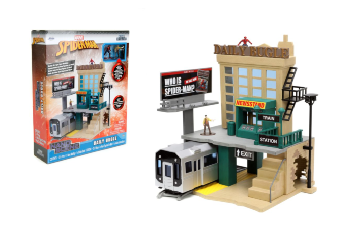 Spider Man Daily Bugle Nano Metalfigs Nano Scene 12 Diorama
