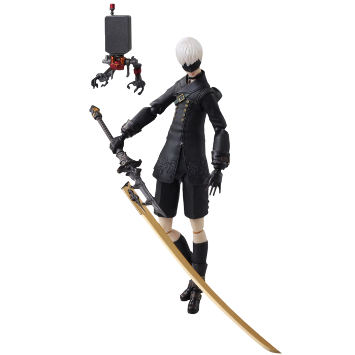 Nier Automata 9s Yorha No 9 Type S Bring Arts 6” Action Figure By Square Enix Popcultcha 2367