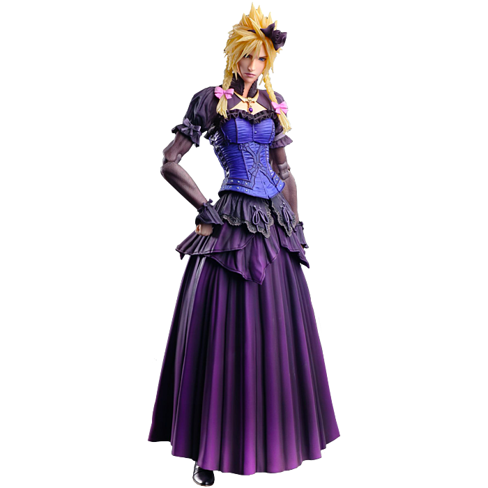 Final Fantasy VII Remake - Cloud Strife in Dress Play Arts Kai 11 ...