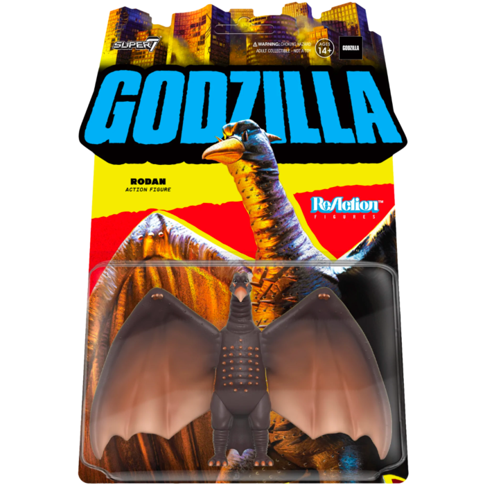 Mothra Vs Godzilla 1964 Rodan Reaction 375” Action Figure By Super7 Popcultcha 1571