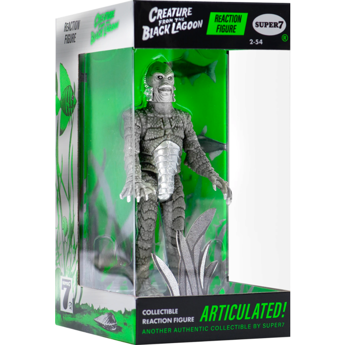 Creature From The Black Lagoon 1954 The Creature Silver Screen Variant Reaction 3 75 Action Figure By Super7 Popcultcha