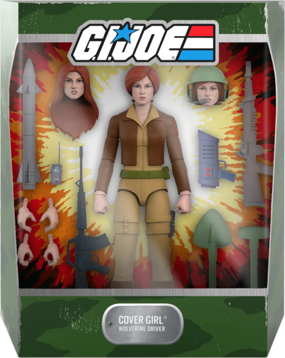 Gi Joe A Real American Hero Cover Girl Ultimates 7” Scale Action Figure Wave 5 By Super7 2438