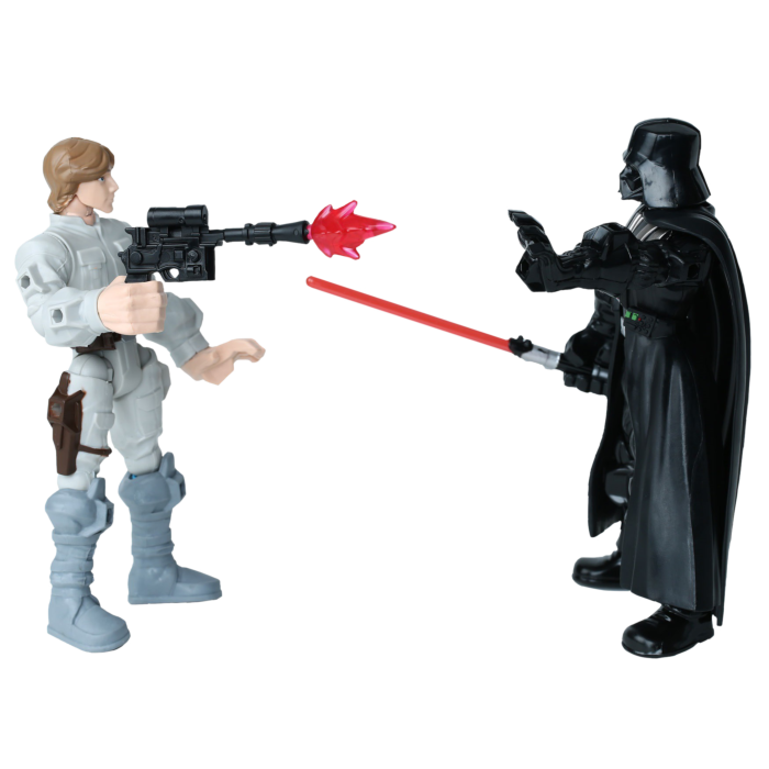 Darth Vader Action Figure for sale online Hasbro Star Wars Hero Mashers Luke Skywalker vs 