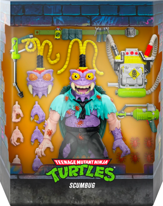 Teenage Mutant Ninja Turtles 1987 Scumbug Ultimates 7” Scale Action Figure By Super7 2904