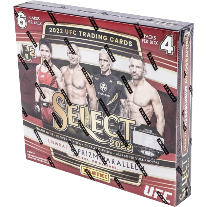 UFC 2022 Select H2 UFC Cards Box (4 Packs) by Panini Popcultcha