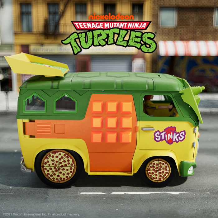 Teenage Mutant Ninja Turtles (1987) - Party Wagon Ultimates! 7” Scale  Action Figure Vehicle by Super7