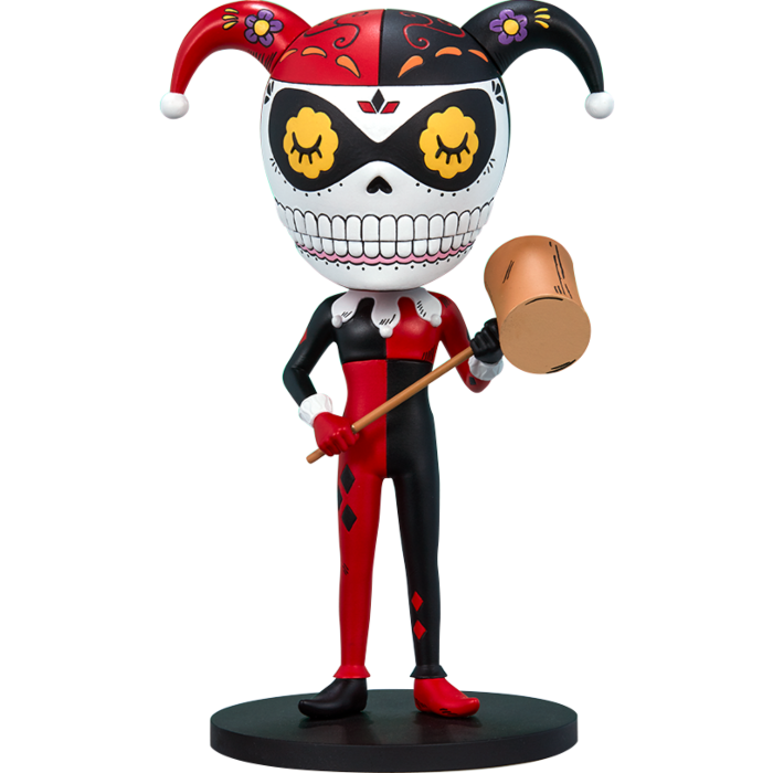 Batman | Harley Quinn Calavera 8” Vinyl Figure by Jose Pulido by Unruly  Industries | Popcultcha