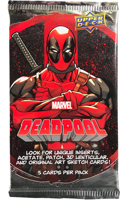 Deadpool Deadpool Trading Cards Pack 5 Cards By Upper Deck Popcultcha