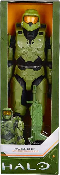 Halo - Master Chief with Commando Rifle 12” Action Figure by Wicked ...
