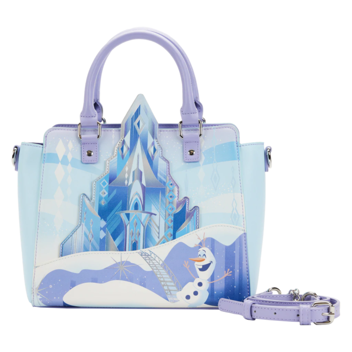 Disney Princess - Frozen Castle 9” Faux Leather Crossbody Bag By ...