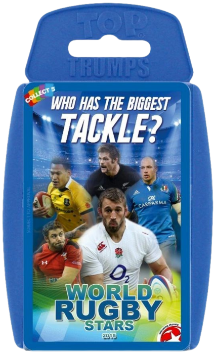 Top Trumps World Rugby Stars Card Game 2018 Edition New Sealed 