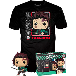 Box Funko Pop Demon Slayer - Tanjiro Kamado + Camiseta Tee Bundle *l*