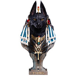 Anubis - 1:1 Scale Life Size Bust by Elite Creature Collectibles ...