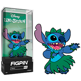 Lilo makes Stitch the speaker for her record player pin from our Pins  collection, Disney collectibles and memorabilia