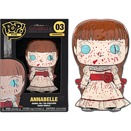 The Conjuring | Annabelle 4” Pop! Enamel Pin by Funko | Popcultcha