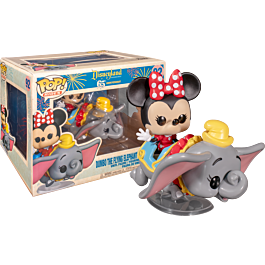 Funko Pop Keychain: Disney 65th Flying Dumbo Ride with Minnie Multi 3.75 inches 