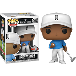 Tiger Woods | Tiger Woods with Blue Shirt Funko Pop! Vinyl Figure ...
