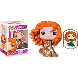 Brave - Merida Gold Ultimate Princess Pop! Vinyl Figure with Enamel Pin ...