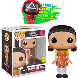 Squid Game - Young-hee Doll 6” Super-Sized Pop! Vinyl Figure Bundle (2022 Summer Convention Exclusive) (Set of 2)