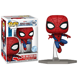 Captain America: Civil War - Spider-Man Build-A-Scene Pop! Vinyl Figure ...