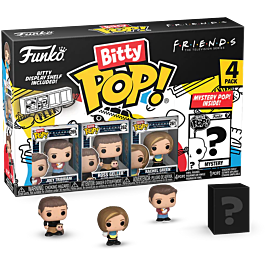 Friends - Joey, Ross, Rachel & Mystery Bitty Pop! Vinyl Figure 4-Pack ...