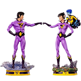 Wonder Twins - Zan, Jayna & Gleek 1/10th Scale Statue 2-Pack