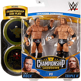 WWE: Championship Showdown - The Rock Vs Triple H 6” Action Figure 2 ...