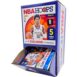 NBA Basketball - 2020/21 Panini Hoops Trading Cards Gravity Feed Box ...
