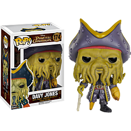 WWZL Pirates des Caraïbes Pop Figure Davy Jones Capitaine Boxed Gift PVC Statue 10CM 