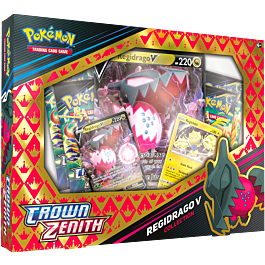 Pokemon - Crown Zenith Regidrago V Collection Box Set by The Pokemon ...